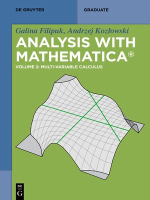 cover image of Multi-variable Calculus